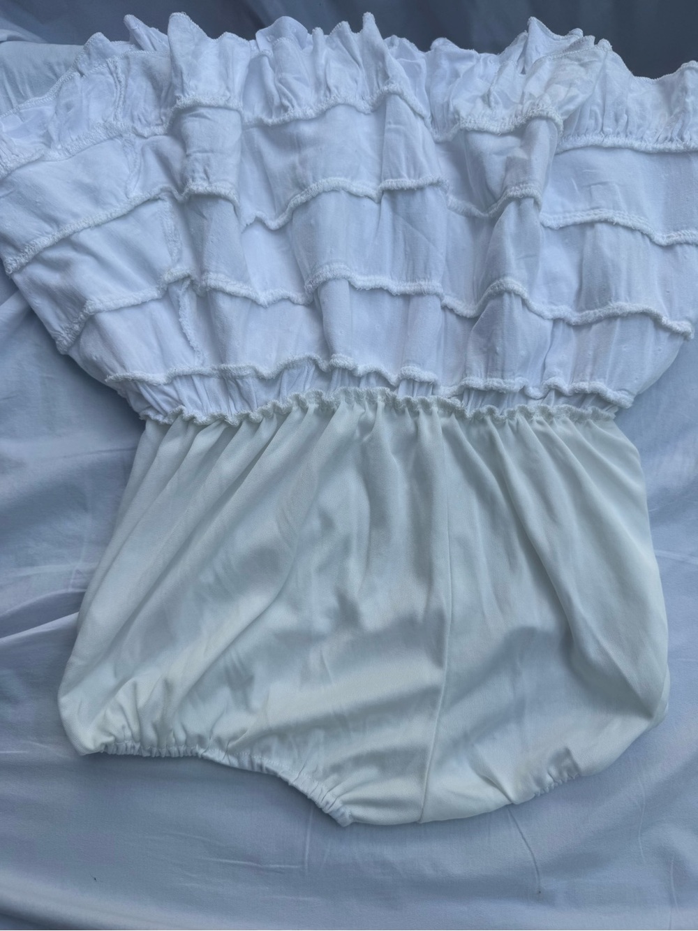 Altar’d State Rally Ruffle Mini Skort White Women’s Size M - Picture 7 of 8